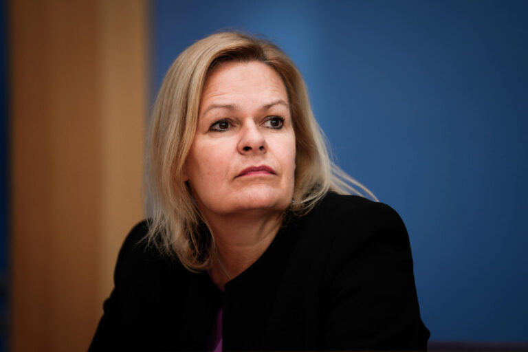 Bundesinnenministerin Nancy Faeser (SPD): sie wird sich verzetteln