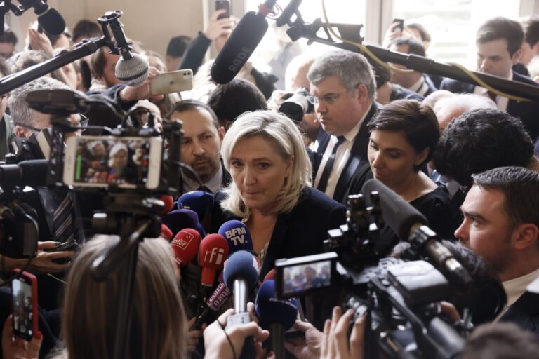 Frau der Stunde: Marine Le Pen wird nun von Experten als künftige Präsidentin Frankreichs gesehen.