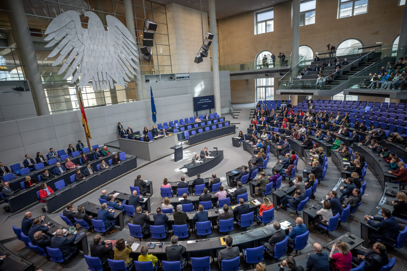 Bärbel Bas (SPD) spricht zur Wahlrechtsreform im Bundestag Bundestagspräsidentin, spricht im Bundestag.