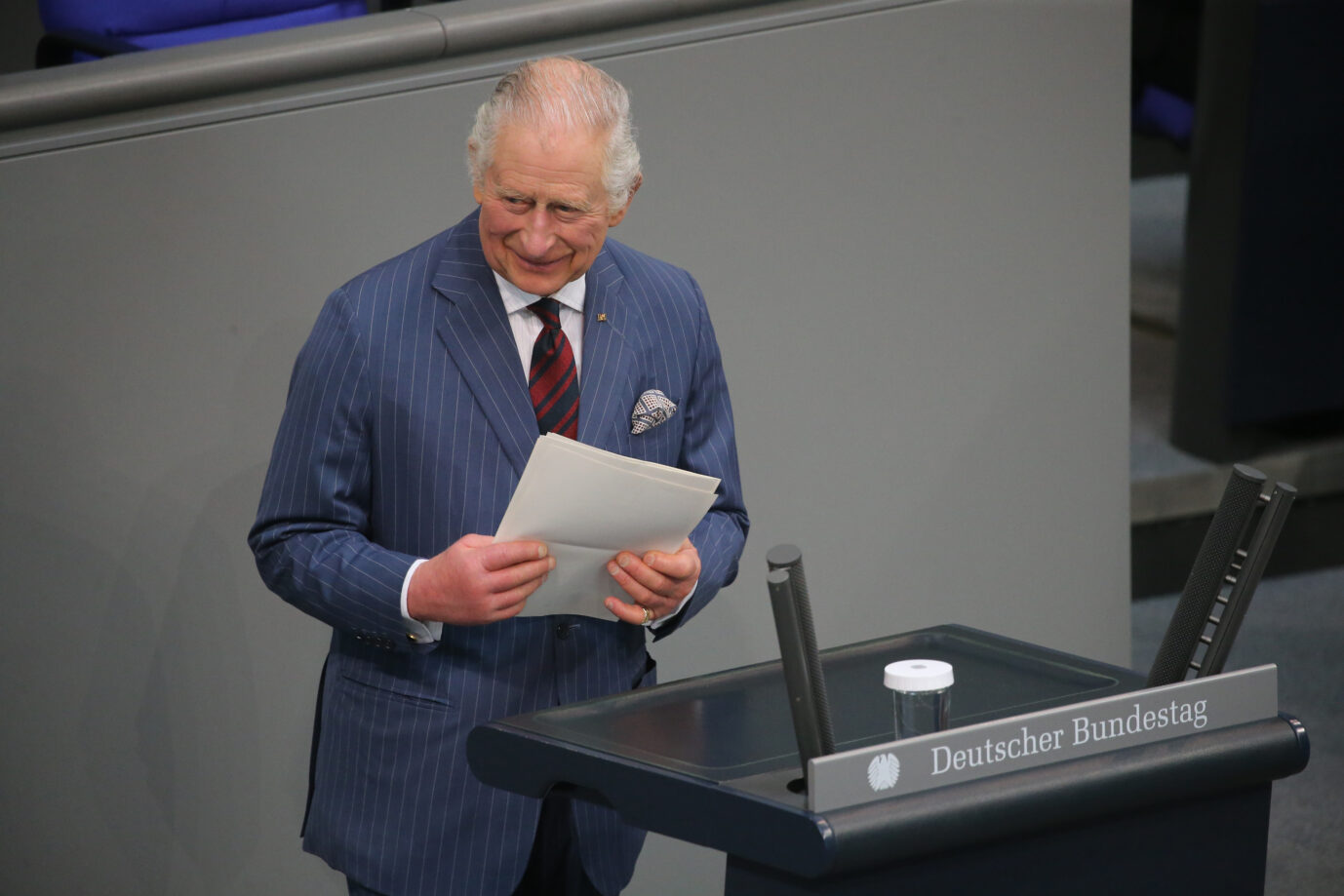 Auch mit Humor glänzte König Charles III. während seiner Rede im Bundestag.