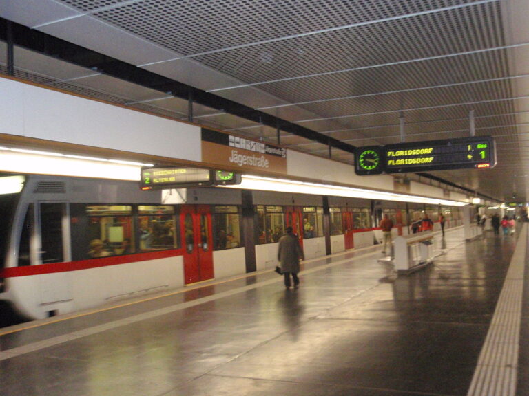U-Bahnhof Jägerstraße in Wien: Immer wieder Schauplatz schwerer Verbrechen Foto: Wikimedia Commonce mit CC-Lizenz 3.0 https://creativecommons.org/licenses/by-sa/3.0/