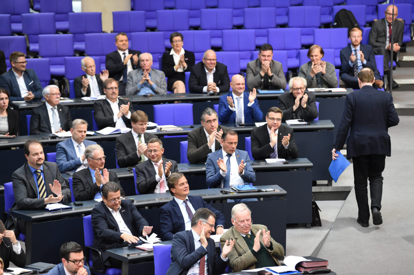 Die AfD im Bundestag (Archivbild): Bei Waffenlieferungen sollen alle Abgeordnete mitreden dürfen