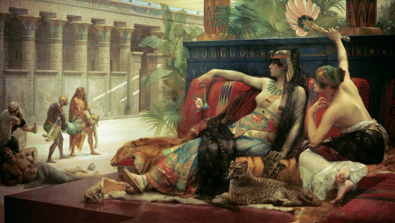 Die Darstellung von Cleopatra (2. v. r.) aus dem 19. Jahrhundert ist wohl näher an der Realität als die neue Netflix-Produktion.