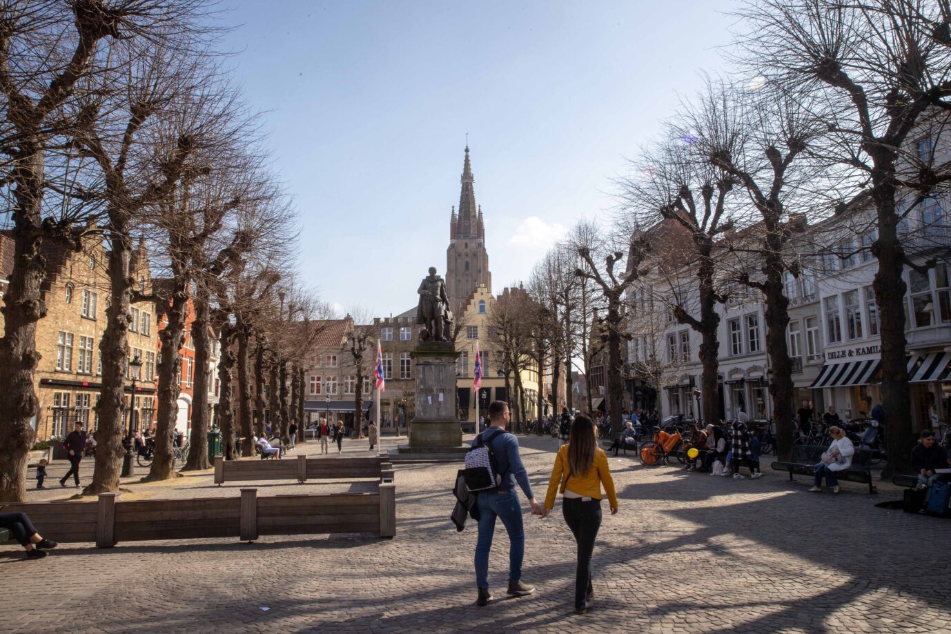 Obwohl Brügge zu den schönsten Städten Europas gehört, muß es um den Titel der "Europäischen Kulturhauptstadt 2030" bangen Foto: picture alliance / AA | Halil Sagirkaya