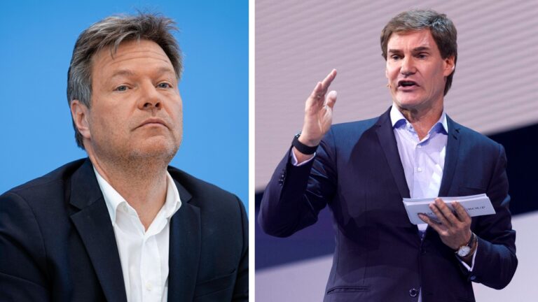 Heizungsverbot: Unternehmer Carsten Maschmeyer (rechts) kritisiert das Gebäudeenergiegesetz von Wirtschaftsminister Robert Habeck (Grüne).