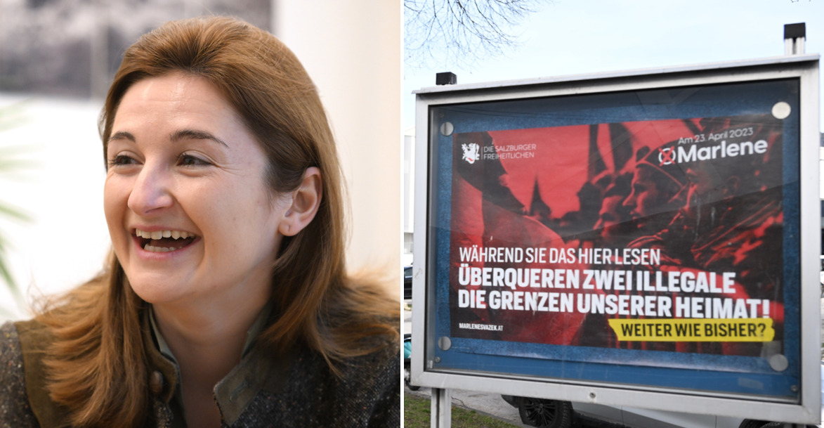 Die Salzburger FPÖ-Spitzenkandidatin Marlene Svazek: Ihre Partei holt die ÖVP ein