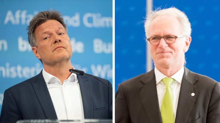Grüner Filz und Interessenkonflikte: Wirtschaftsminister Robert Habeck (Grüne, links) muß nun auch Fragen zu Staatssekretär Udo Philipp beantworten.