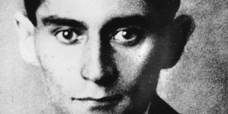 Eine Darstellung des Schriftstellers Franz Kafka.
