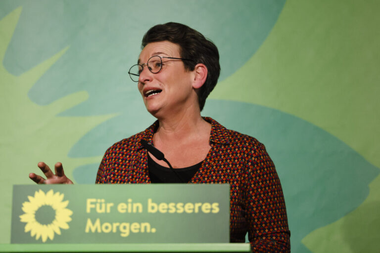Die Landesvorsitzende der Grünen in Schleswig-Holstein, Anke Erdmann, setzt im Wahlkampf auf eine simple Gesellschaft.