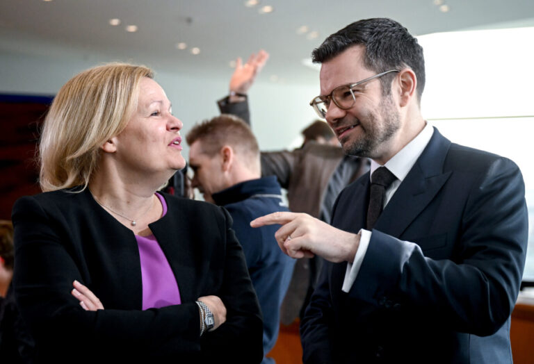 Innenministerin Nancy Faeser (SPD) und Justizminister Marco Buschmann (FDP): Sie möchen das Einbürgerungsrecht reformieren