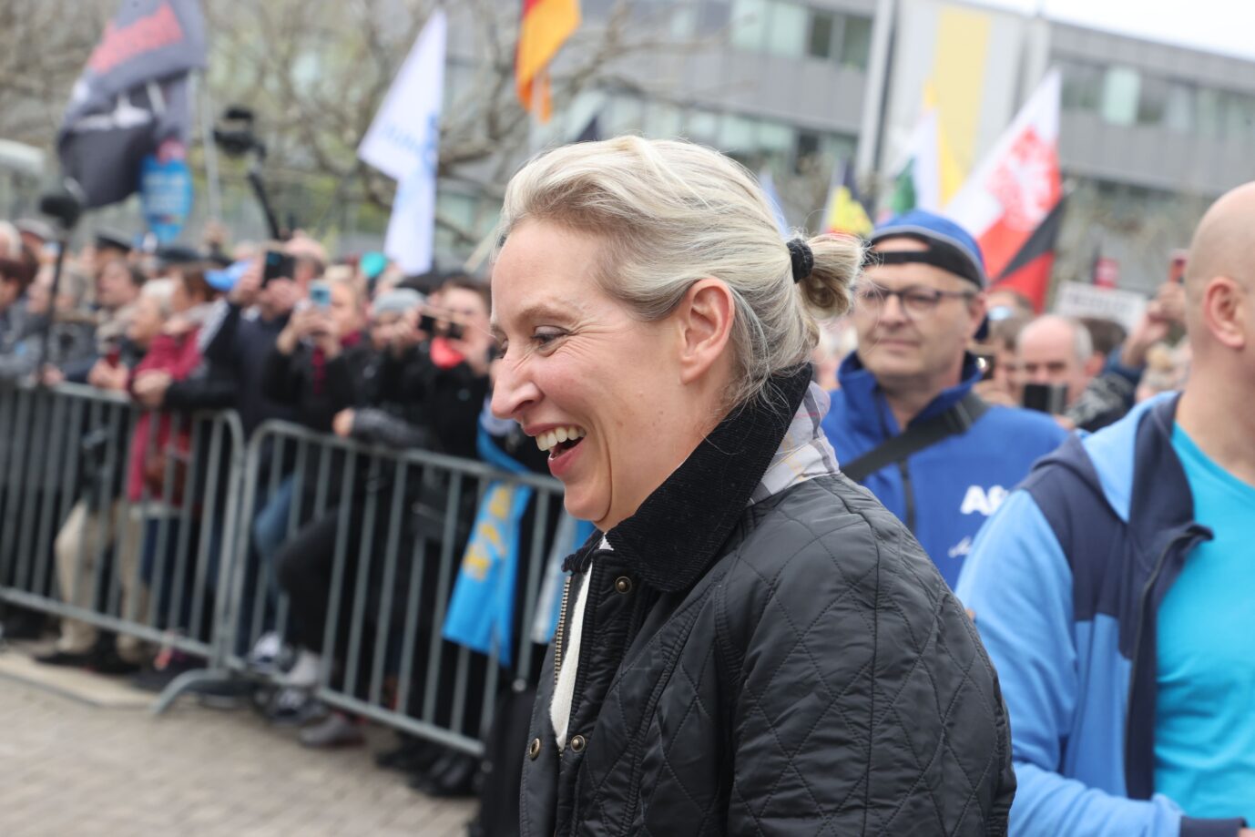 Umfragehoch und großes zusätzliches Potential: Parteichefin Alice Weidel bei der AfD-Veranstaltung „Zukunft für Deutschland“ am 29. April in Weimar.