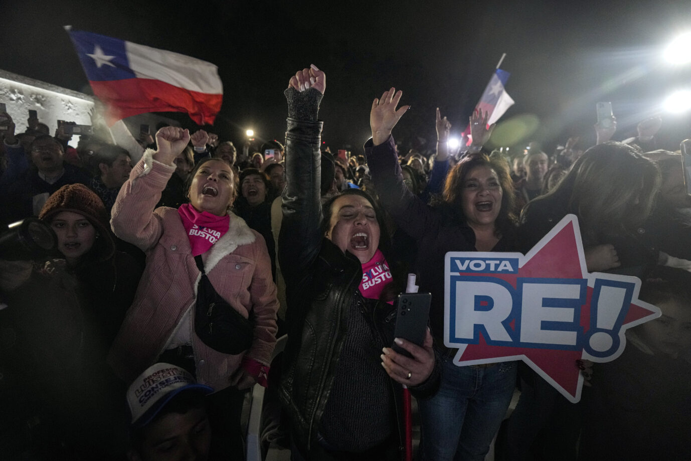 Anhänger der Republikanischen Partei in Chile: Sie wollen eine neue Verfassung