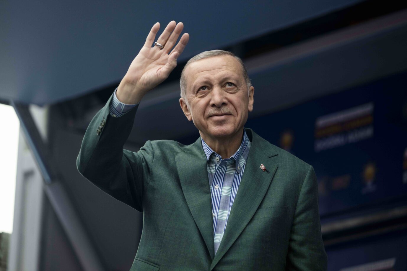 Der türkische Präsident Recep Tayyip Erdoğan (AKP) bangt um seine Präsidentschaft Foto: picture alliance / AA | Aytac Unal