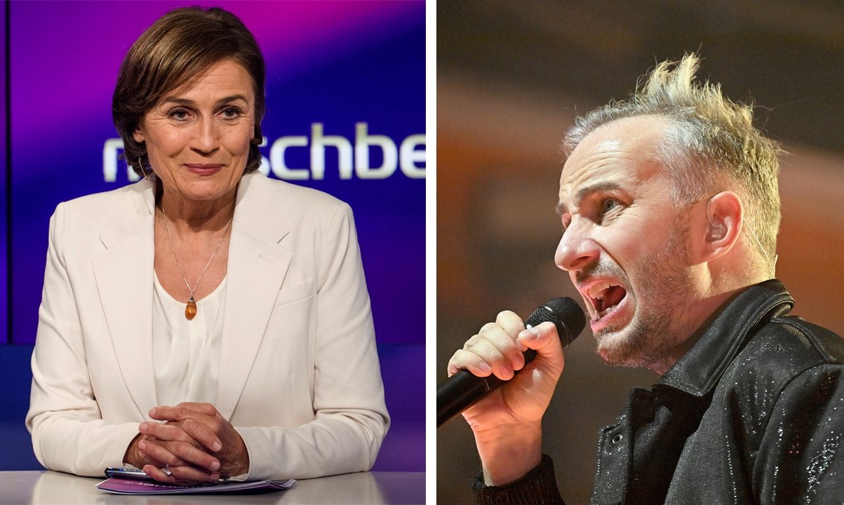 Hetze wegen AfD und Tino Chrupalla: Sandra Maischberger (ARD) und Jan Böhmermann (ZDF).