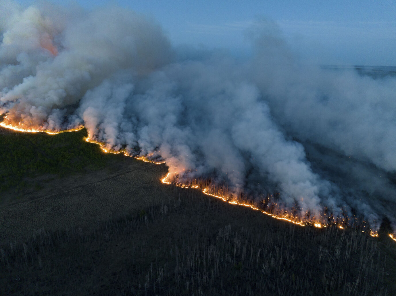 Jörg Kachelmanns Theorie, daß Klimaradikale die Waldbrände in Kanada mit ausgelöst haben könnten, bleibt nicht unwidersprochen Foto: picture alliance / Xinhua News Agency | BC Wildfire Service