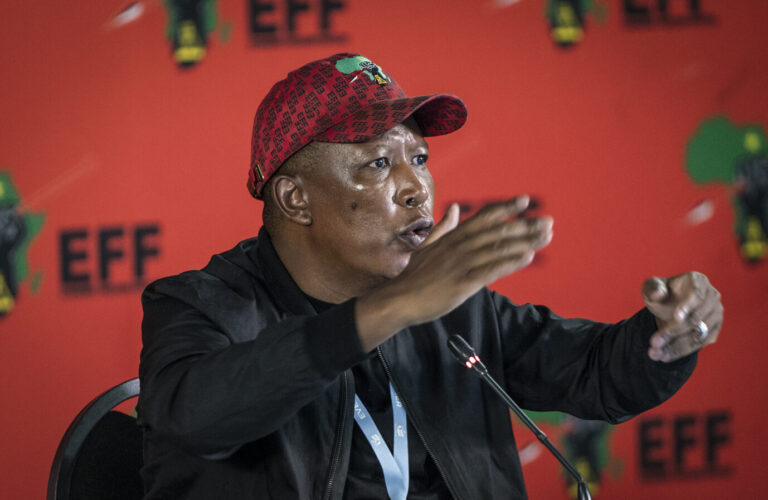 Der Chef der linksradikalen Econonmic Freedom Fighters: Sie ist die drittgrößte Partei in Südafrika