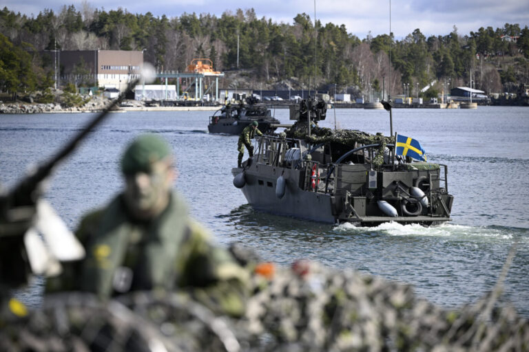 Verstärkung für die Nato: Schwedens Soldaten üben den Ernstfall im Manöver.