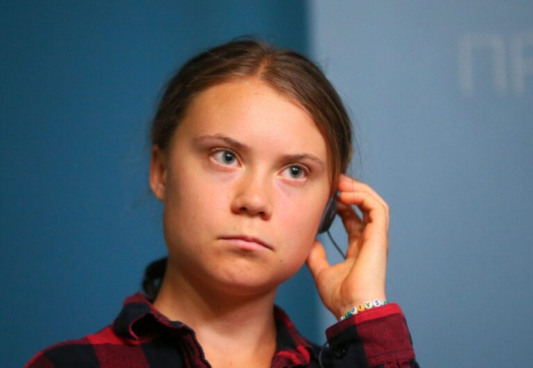 Die Klimaativistin Greta Thunberg steht heute vor Gericht.