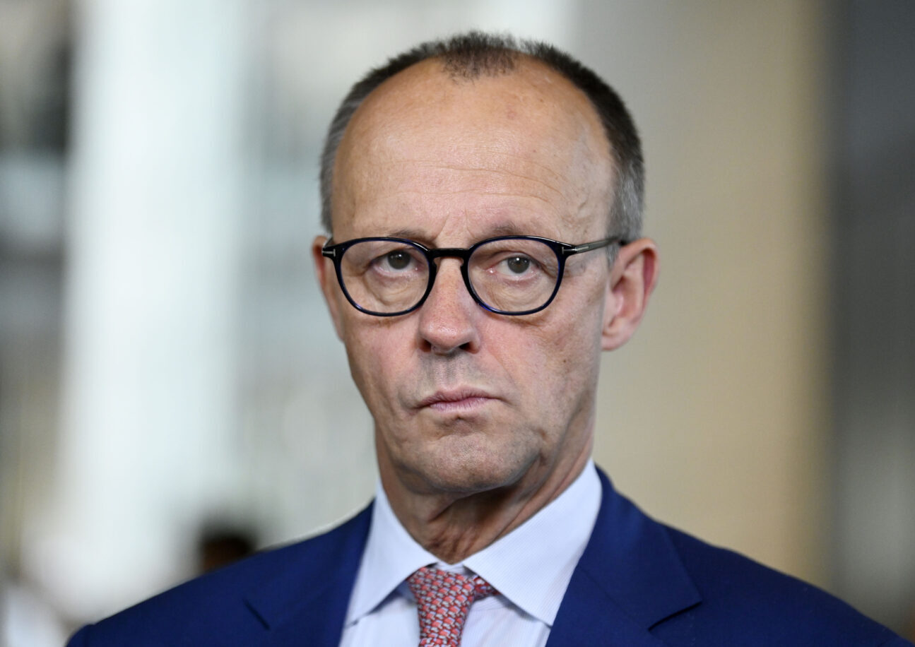 CDU-Chef Friedrich Merz: Er muß sich viel Gegenwind stellen