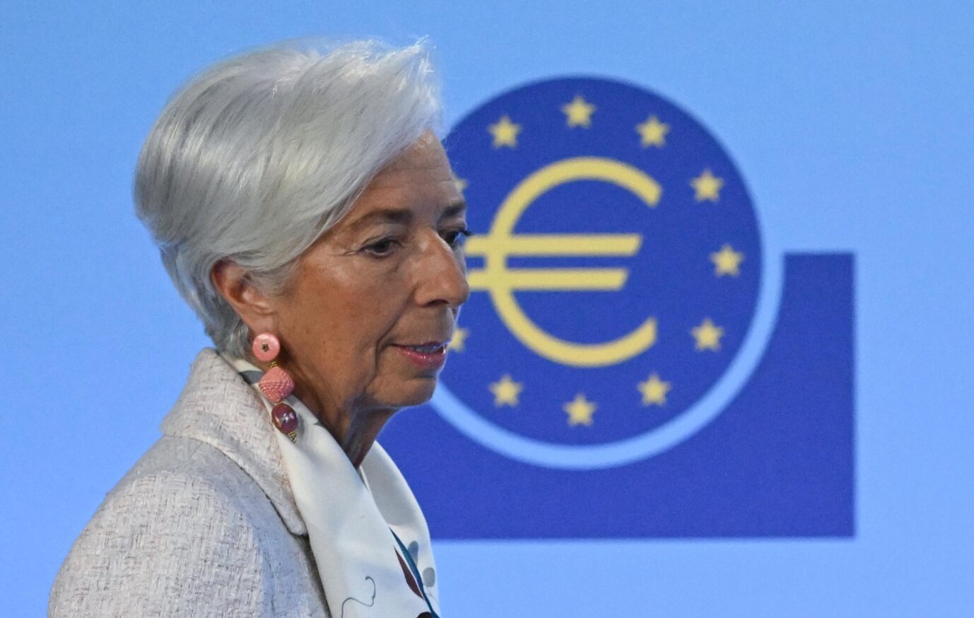 Christine Lagarde, Präsidentin der Europäischen Zentralbank: Europas oberste Währungshüter haben die Anhebung des Leitzinses im Euroraum beschlossen Foto: picture alliance/dpa | Arne Dedert