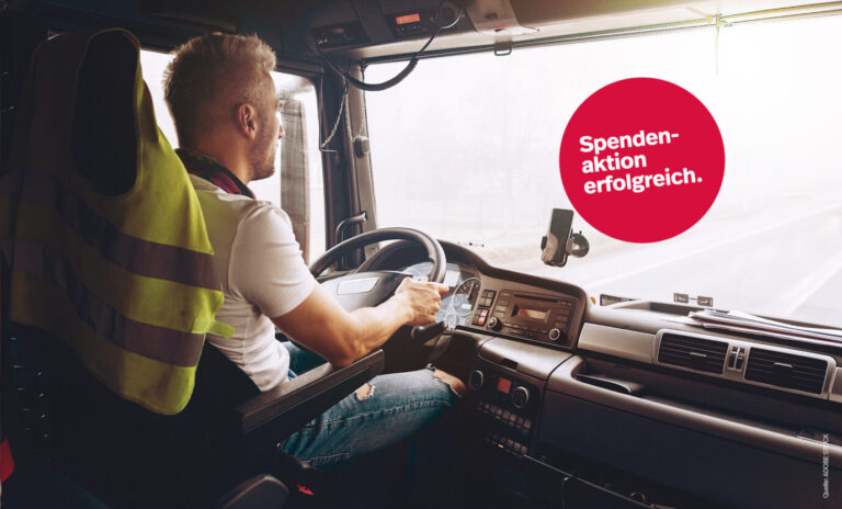 LKW-Fahrer (Symbolbild): Spendenaktion ist voller Erfolg Foto: Adobe Stocks