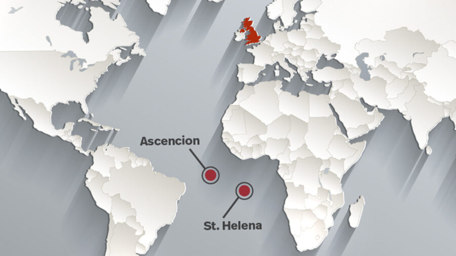 Großbritannien plant, Asylsucher nach Ascension abzuschieben. Grafik: Adobe Stock / JF