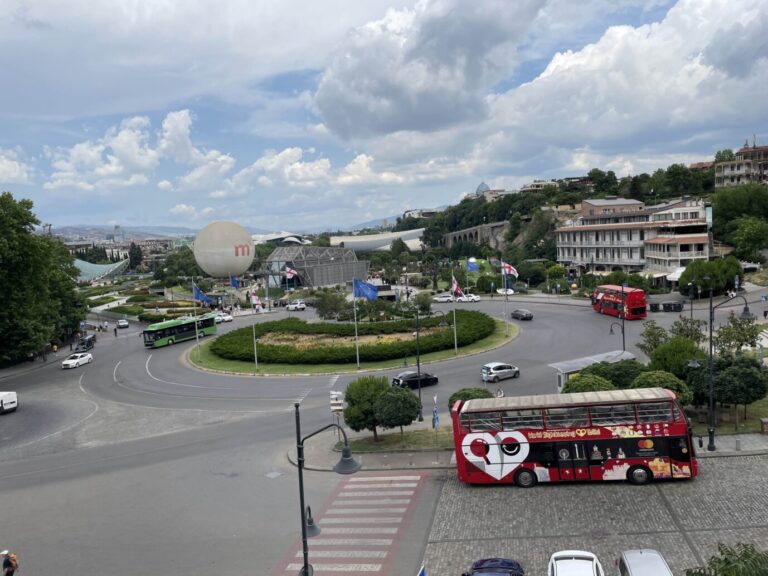 Georgien als Balkon: Der Europa-Platz in der östlichen Altstadt Tiflis