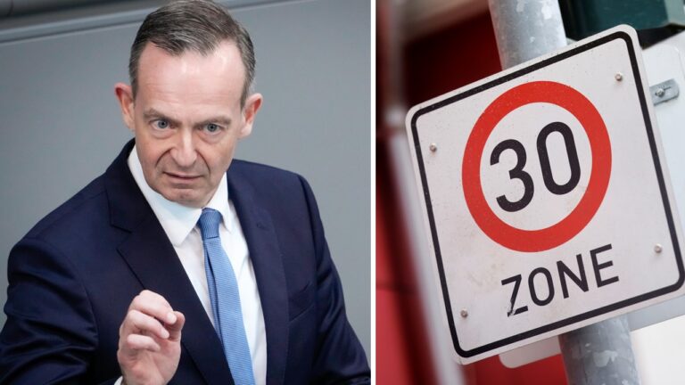 Verkehrsminister Volker Wissing (FDP) will Tempo-30-Zonen ausweiten und Sonderfahrspuren für E-Autos.