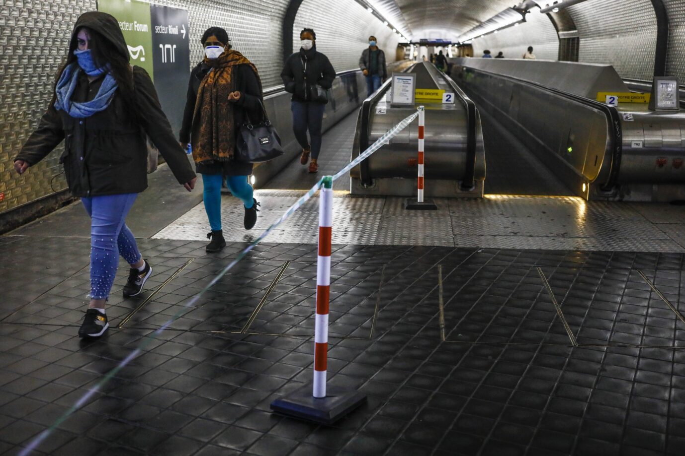 Hier ist die Gewalt durch Einwanderer besonders stark: Metrostation in Paris