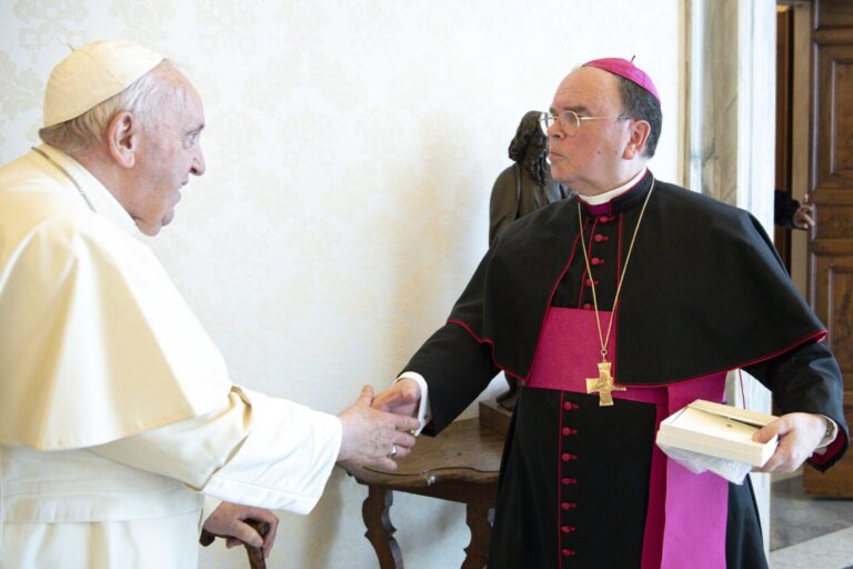 Bischof Bertram Maier und der Papst. Was ist mit der AfD