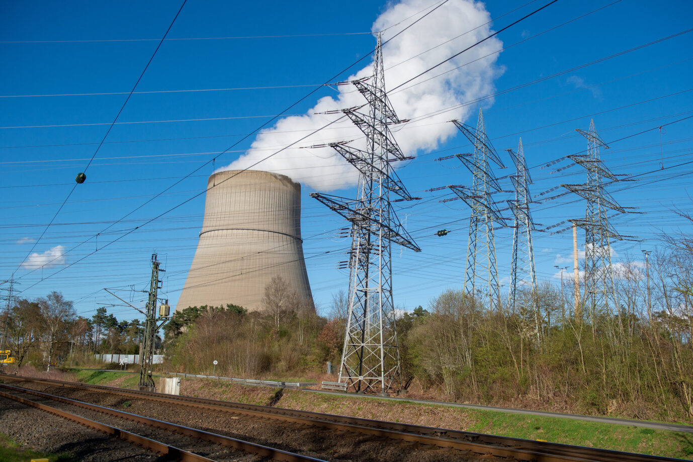 Ein Bild des Atomkraftwerkes in Lingen, welches am 15. April vom Netz ging. Das Statistische Bundesamt macht den Atomausstieg für den Einbruch der Stromversorgung mitverantwortlich. (Themenbild, Symbolbild) 11.04.2023 Atomkraft ist Stromproduktion