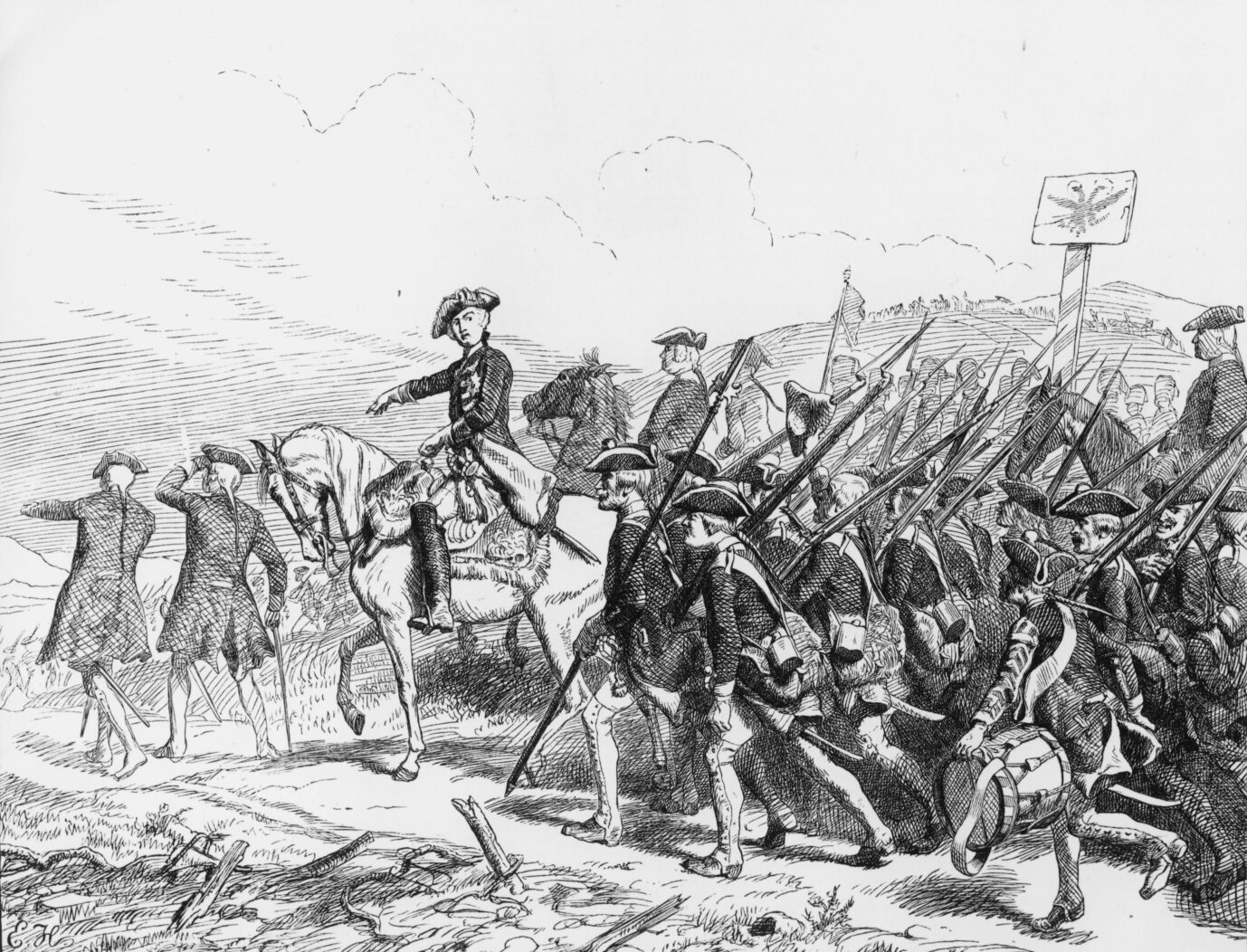 Preußens König Friedrich der Große fiel 1740 in Schlesien ein, was Parallelen zum heutigen Krieg um Bergkarabach hat.