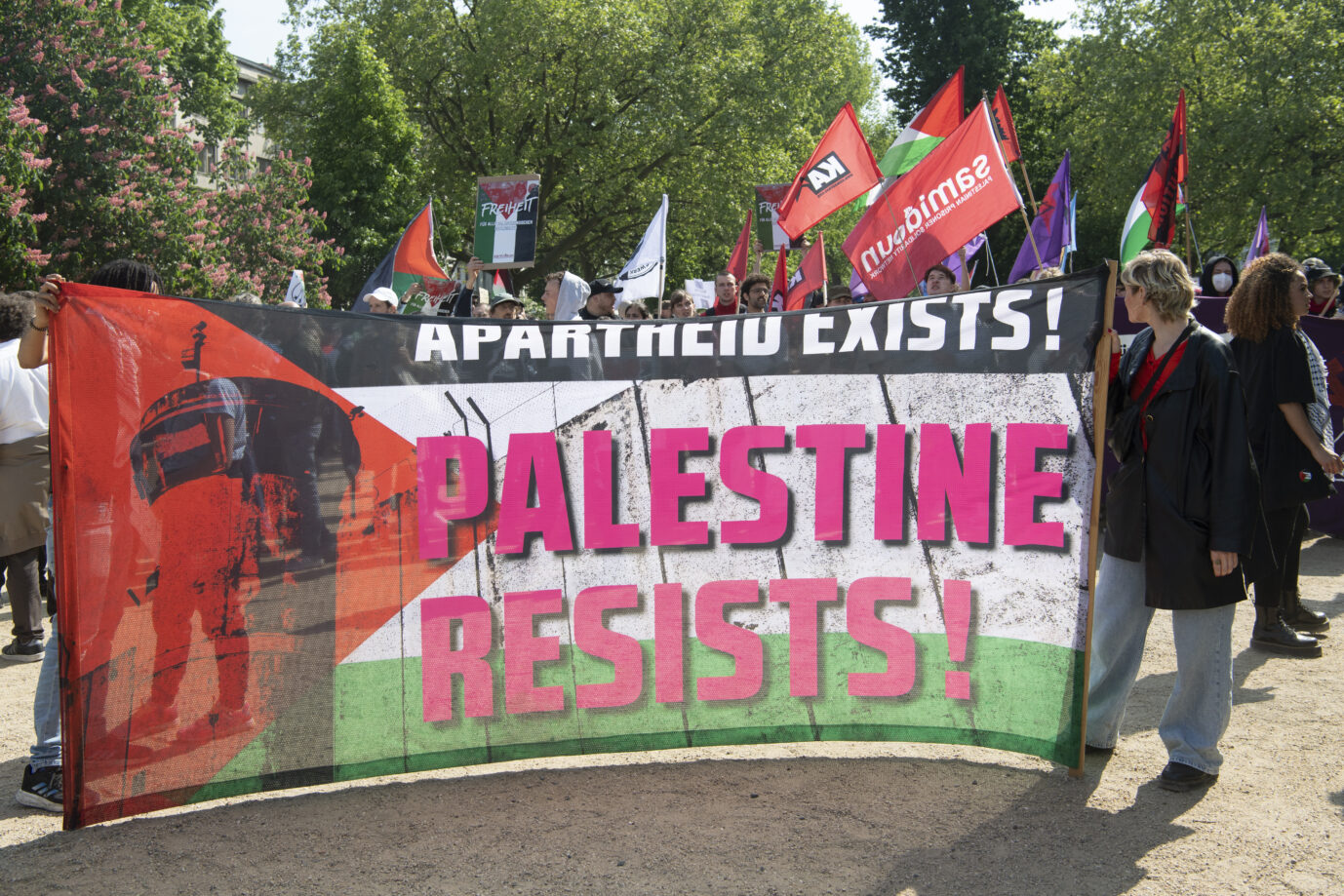 Palästina: Pro-Palästinensische Demonstration in Berlin im Mai