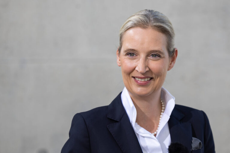 AfD-Chefin Alice Weidel wird bedroht.