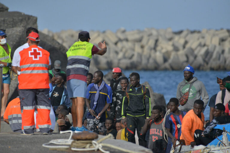 Kanaren: Asylbewerber treffen auf El Hierro an, 8. Oktober 2023