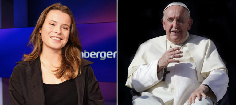 Klima-Ikone Luisa Neubauer und Papst Franziskus: Der Vatikan spricht inzwischen von einer „Klimakrise“ Fotos: picture alliance / Geisler-Fotopress | Thomas Bartilla/Geisler-Fotopres / picture alliance / ZUMAPRESS.com | Evandro Inetti Montage: JF