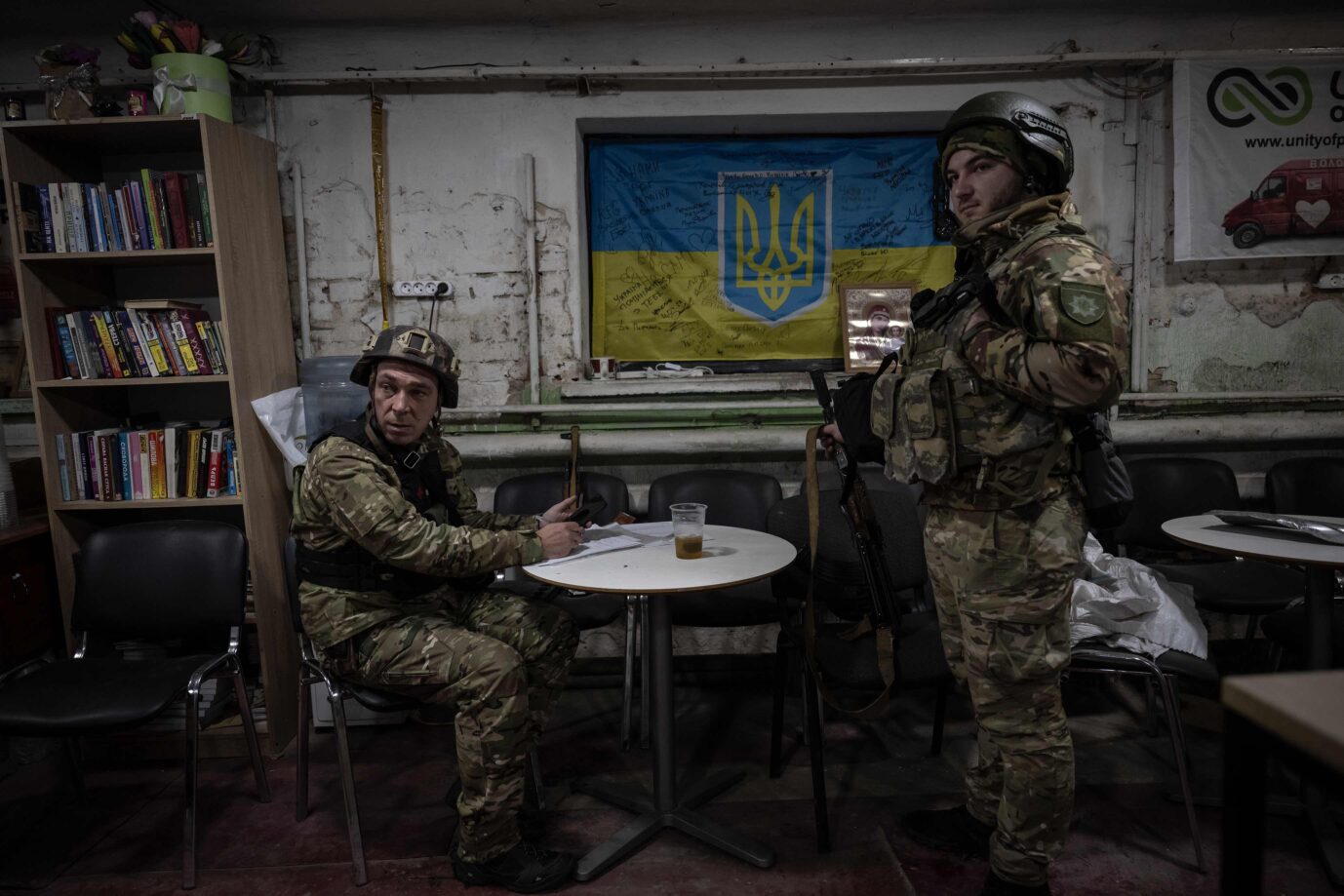 Soldaten der Ukraine im schwer umkämpften Awdijiwka Foto: picture alliance / Anadolu | Ozge Elif Kizil