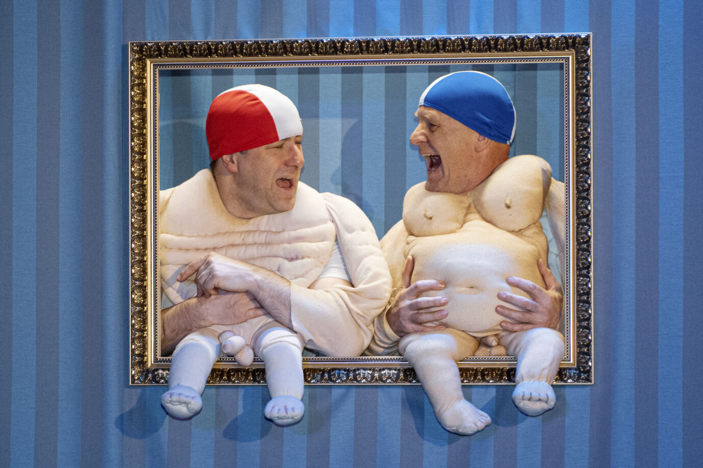 Florian Mayer und Dirk Neumann in der Theatervorstellung 'Das Ei ist hart! Ein Loriot-Abend' in Hoppes Hoftheater: Humor ist nicht zwangsläufig ein linkes Phänomen.