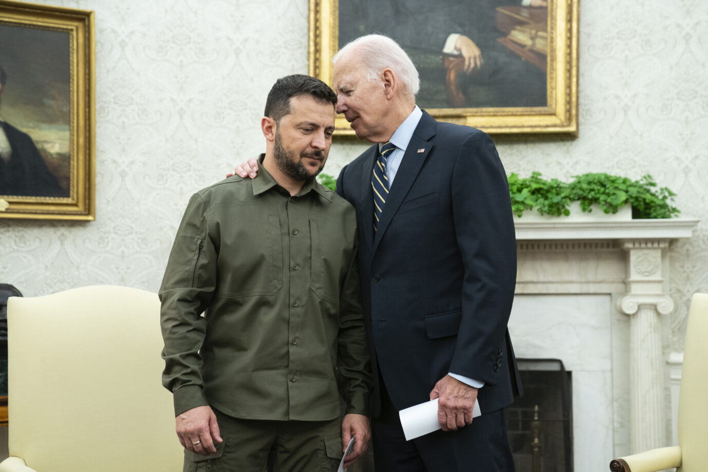 US-Präsident Joe Biden und Amtskollege Wolodymyr Selenskyj im September in Washington. Drängt der Amerikaner der Ukrainer zu Friedensverhandlungen?
