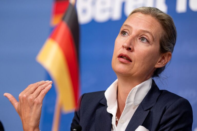 AfD-Chefin Alice Weidel fordert „eine Senkung der Hürden zum Entzug der deutschen Staatsbürgerschaft“.