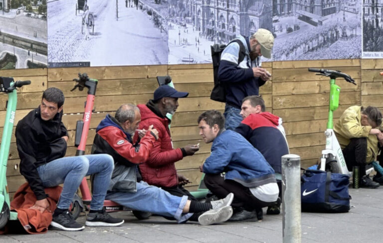 Junkies, Dealer und Kriminelle in Frankfurt am Main