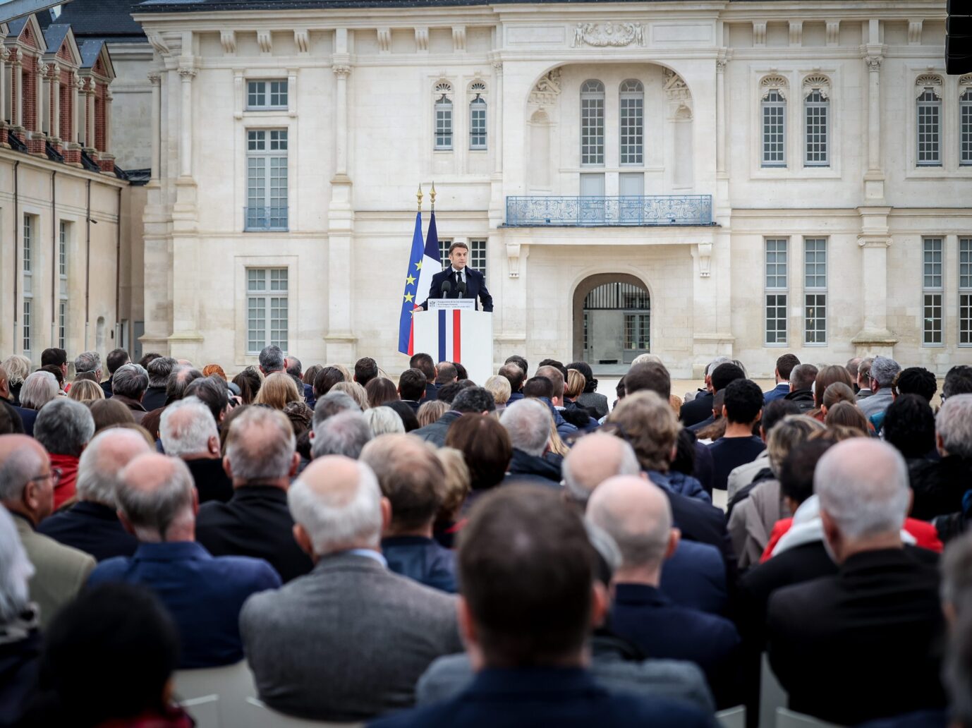 Präsident Macron macht der Gendersprache eine Kampfansage Foto: picture alliance/dpa/MAXPPP | Stephanie Jayet