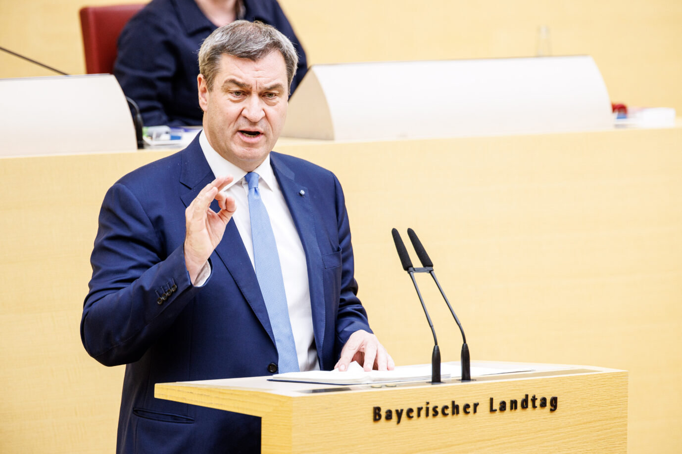 Bayerns Ministerpräsident Markus Söder (CSU) im Landtag: Gender-Sprache soll aus staatlichen Stellen verschwinden.