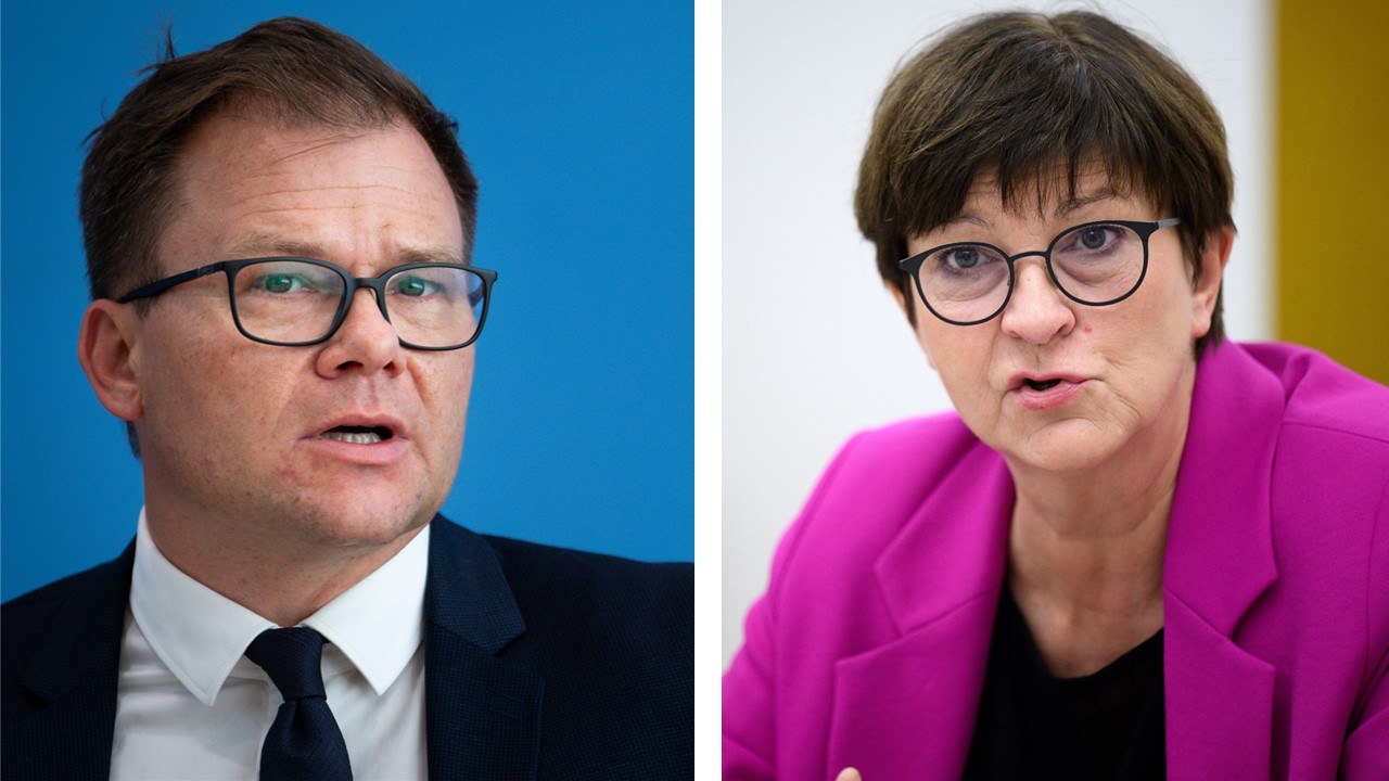 AfD-Verbot? Der Ostbeauftragte der Bundesregierung, Carsten Schneider (SPD) widerspricht SPD-Chefin Saskia Esken.