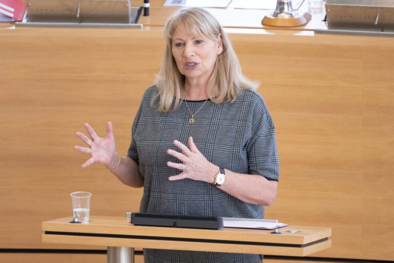 Sachsens SPD-Sozialministerin Petra Köpping im Landtag: AfD als „Gefahr für die Demokratie“.