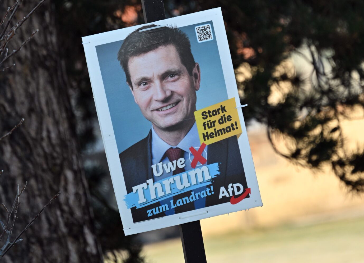 Sieg im ersten Wahlgang: AfD-Kandidat Uwe Thrum könnte neuer Landrat im Saale-Orla-Kreis, Thüringen werden.