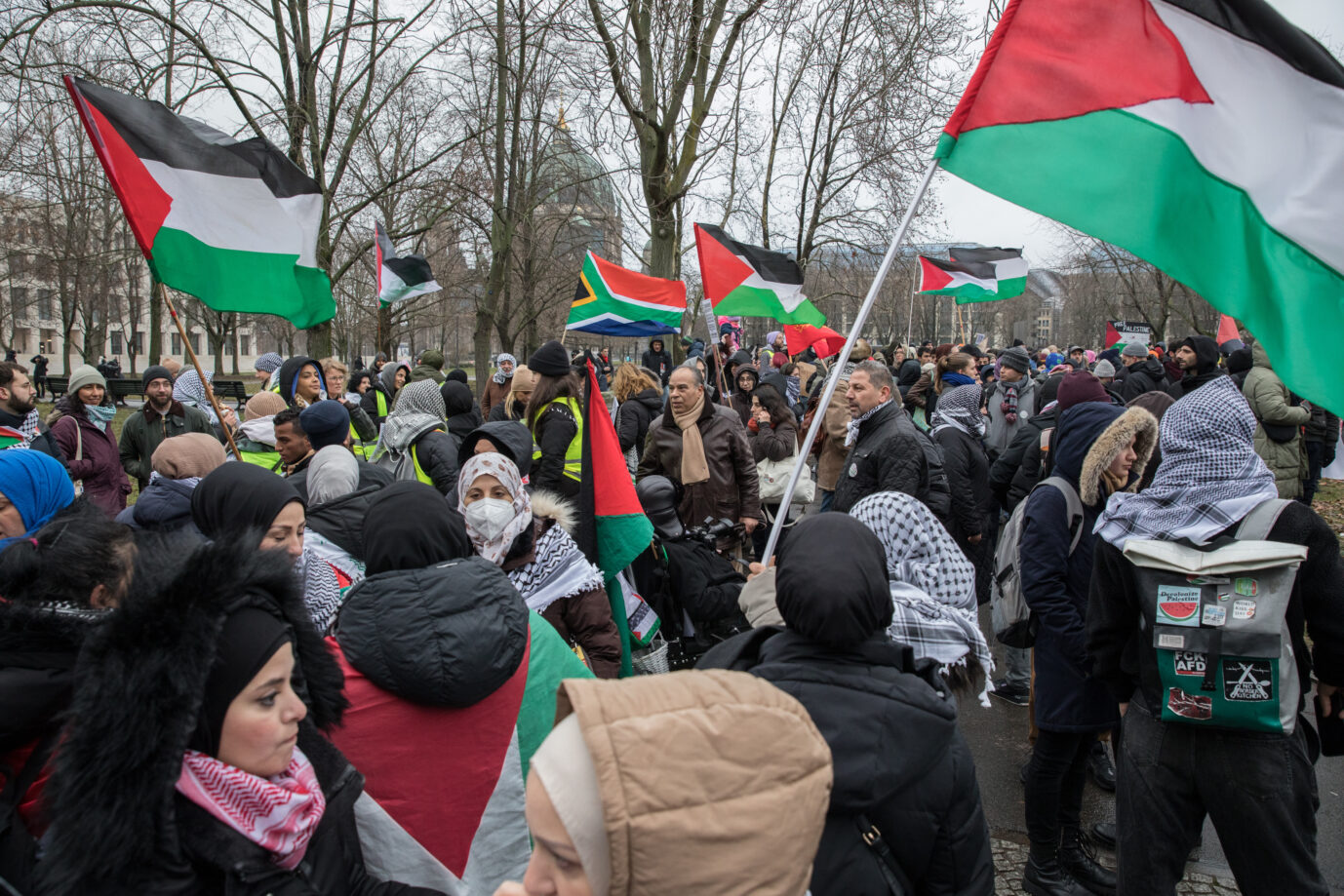 In München wäre man strenger: Pro-palästinensische Demonstration in Berlin am 13. Januar