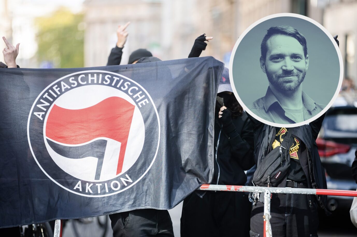 Linksextremisten demonstrieren in Berlin. Manchmal greifen sie auch KAmeraleute und andere Journalisten an