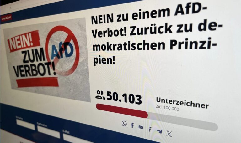 JF-Petition gegen ein AfD-Parteiverbot: Auf Erfolgskurs Foto: JF