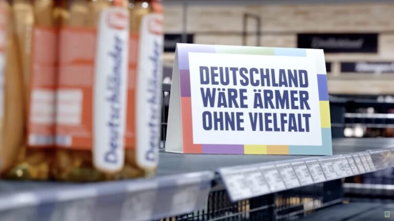 Die Werbekampagne von Edeka aus 2017: „Deutschland wäre armer ohne Vielfalt!“ Foto: Edeka